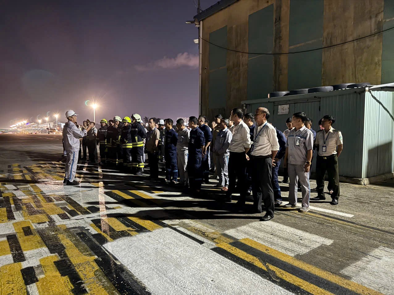 FIRE SAFETY AND RESCUE DRILL AT THE VOLT BUILDING - DA NANG INTERNATIONAL AIRPORT